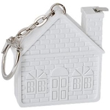 Брелок-рулетка "Домик" (1 м); 5,1х1,4х4,7 см; пластик