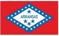 Флаг штата Арканзас (США) 90х135 см Флаг штата Арканзас (США) 90х135 см