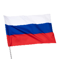 Флаг России 90х135 см, шелк