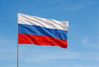 Флаг России 200х300 см, сетка