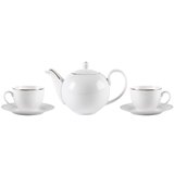 Набор GOLD: две чайных пары и чайник в подарочной упаковке