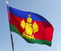 Флаг сетка, шелк 90*135 см