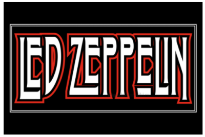 Флаг группы Led Zeppelin 90х135 см