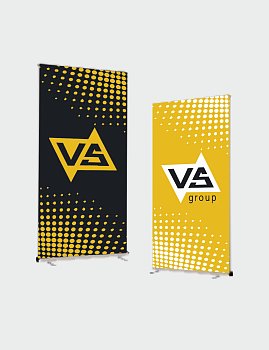 ROLL UP стенд DOUBLE CLASSIC (Двусторонний) размер 100х200 (без полотна)