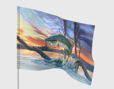 Флаг Рыба 100х150 см